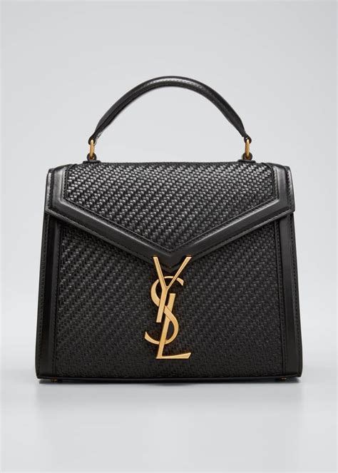 cassandra ysl woven leather mini top-handle bag|Saint Laurent Mini Cassandra Leather Top Handle Bag .